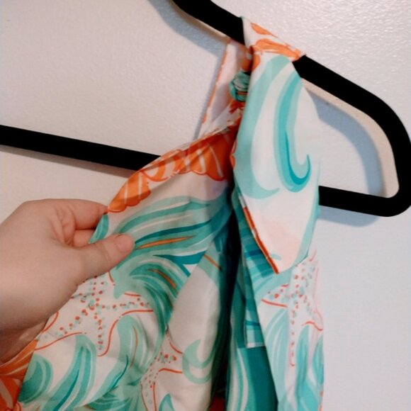 Lilly Pulitzer silk one shoulder floral top size 0 - Picture 4 of 5